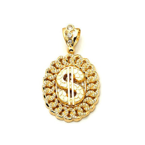 dollar sign pendant