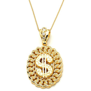 dollar sign pendant