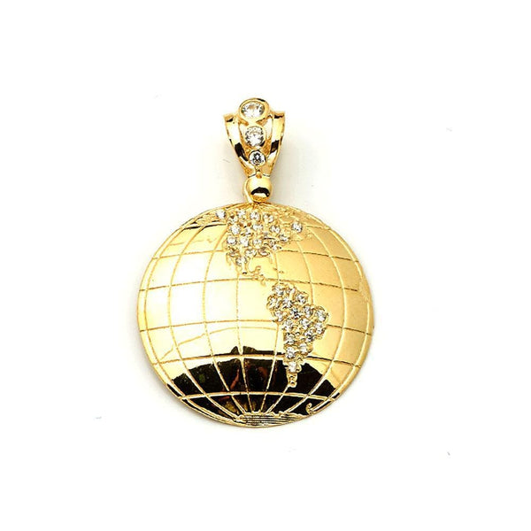 gold globe pendant