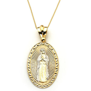 gold jesus pendant necklace