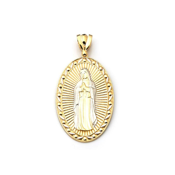 gold religious pendant necklace