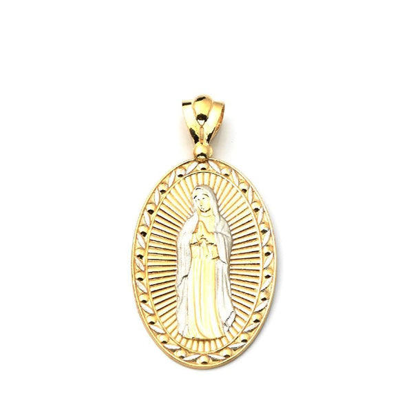 gold religious pendant necklace