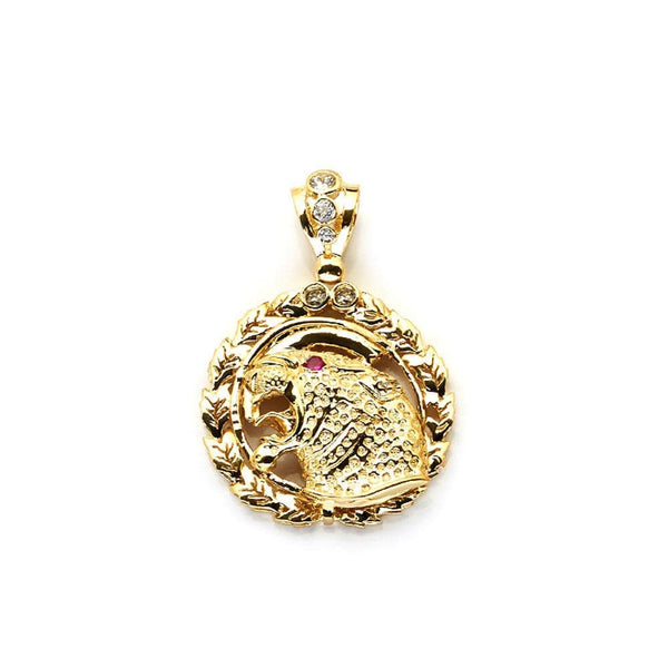 yellow gold pendant necklace