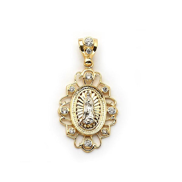 gold religious pendant necklace