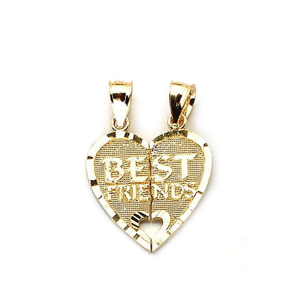 heart shape pendant in gold