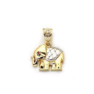 gold elephant pendant