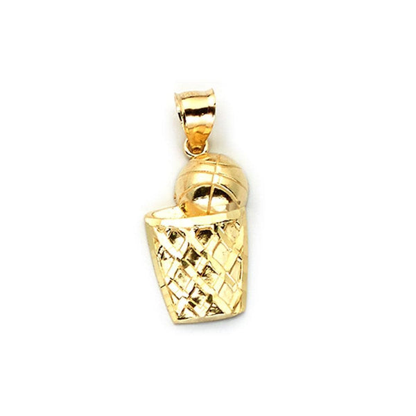 yellow gold pendant necklace