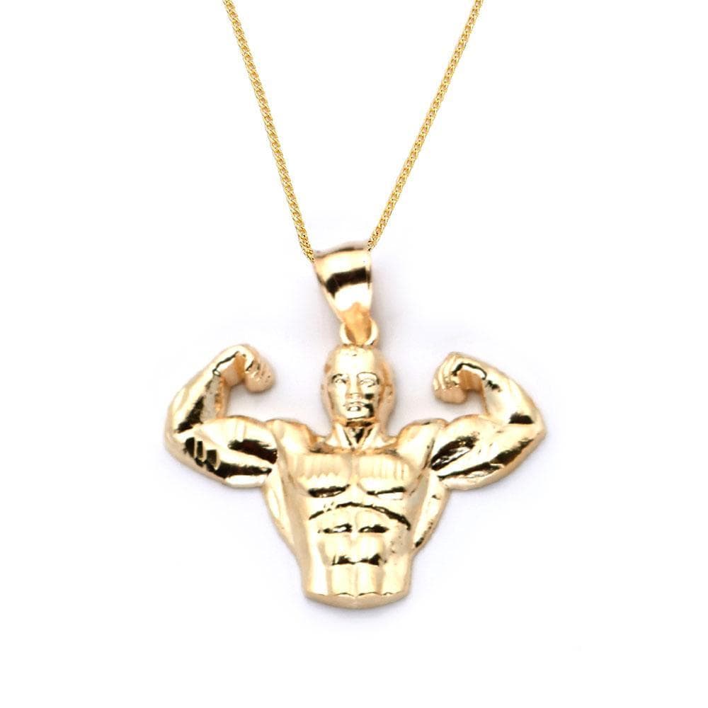 10kt Gold online Bodybuilding Pendant