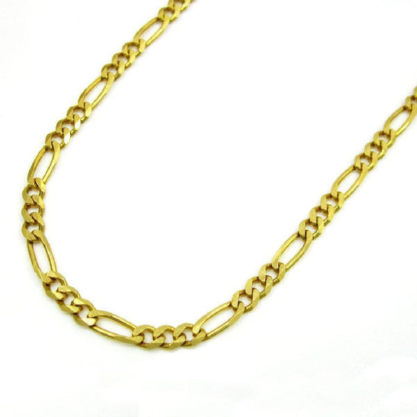 gold figaro chain bracelet