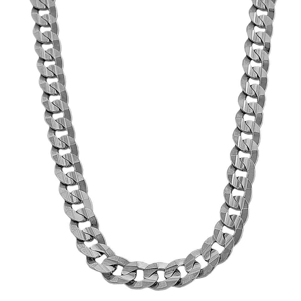 Mens Chain | Gold 7mm Curb Chain Necklace | Gold Chains for Men | Stainless Steel Chains | 7mm Cuban Chain 18 / 20 / 22 Chain