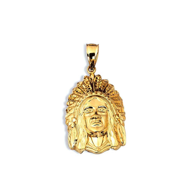 yellow gold pendant necklace