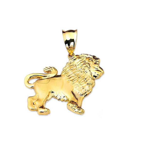 gold lion pendant