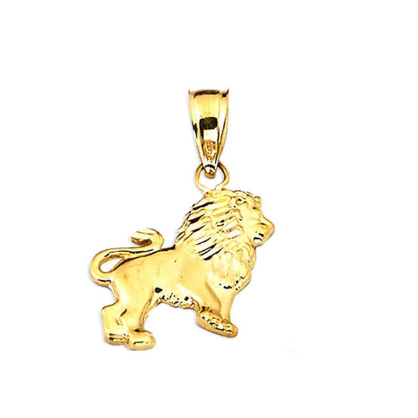 gold lion pendant