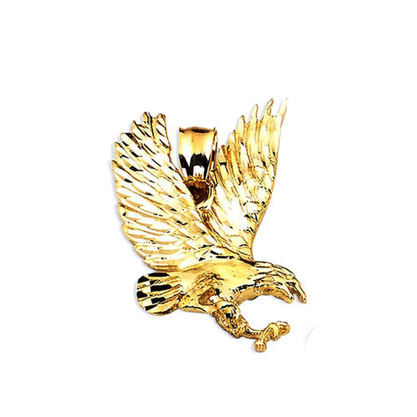 gold eagle pendant