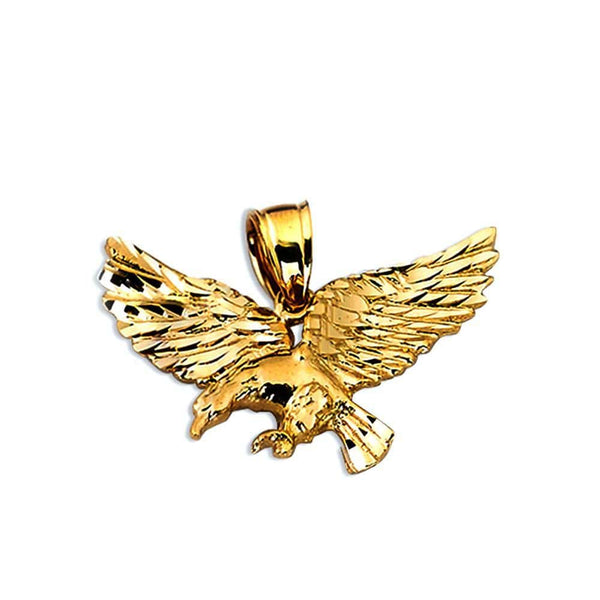 gold eagle pendant necklace