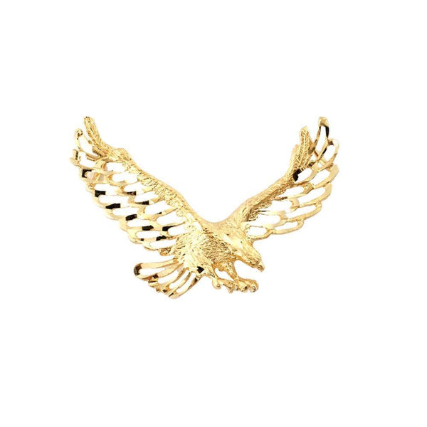 gold eagle pendant necklace