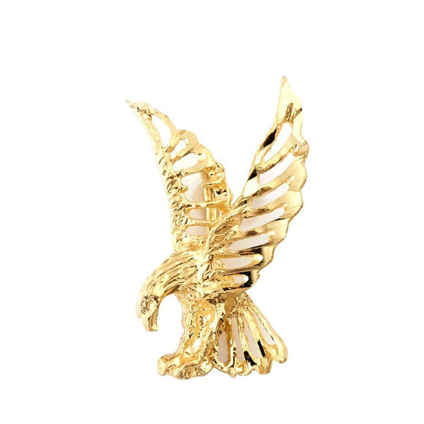 gold eagle pendant