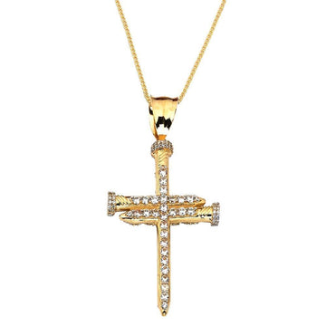 Gold Cross Pendant for Men & Women - Jawa Jewelers