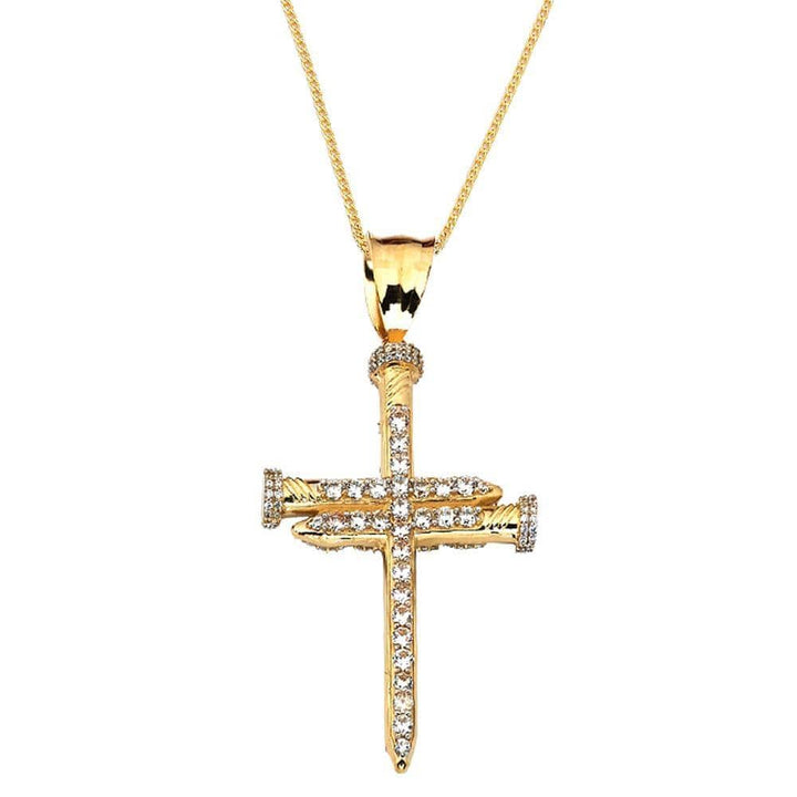 Gold Cross Pendants for Men & Women | Elegant 10k Gold - Jawa Jewelers