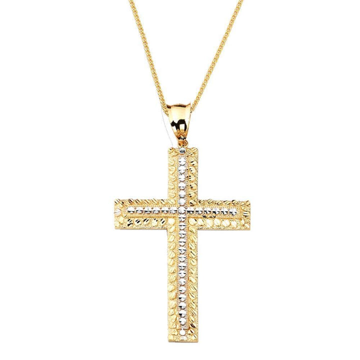 Gold Cross Pendants for Men & Women | Elegant 10k Gold - Jawa Jewelers