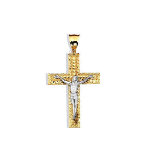 gold cross pendant necklace