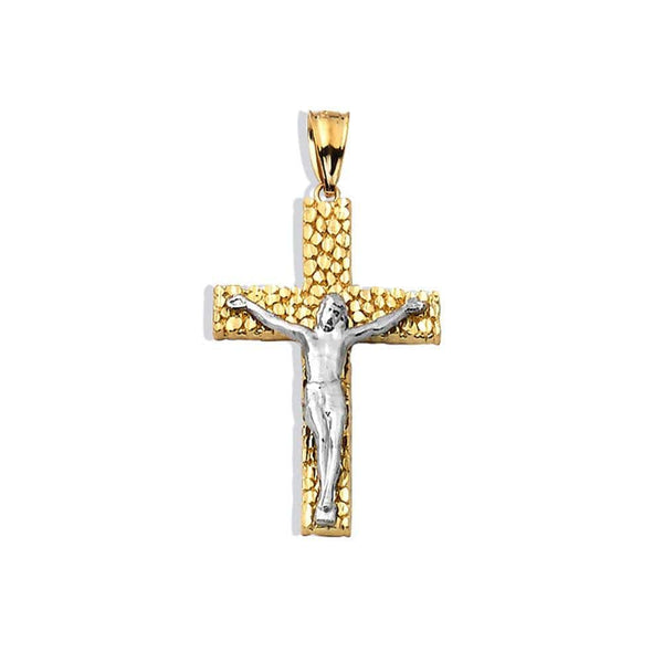 gold cross pendant necklace