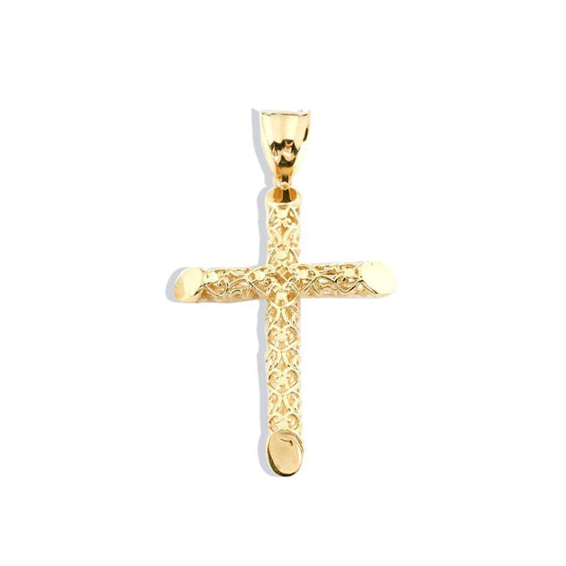 Rose and White Gold Cross Pendants | Jawa Jewelers