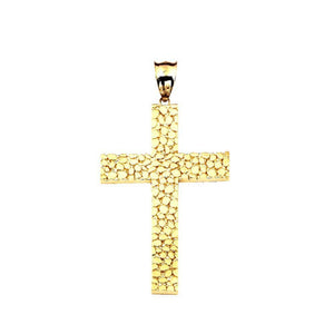 gold cross pendant necklace