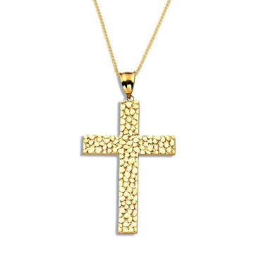 Gold Cross Pendants for Men & Women | Elegant 10k Gold - Jawa Jewelers