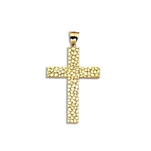 gold cross pendant necklace