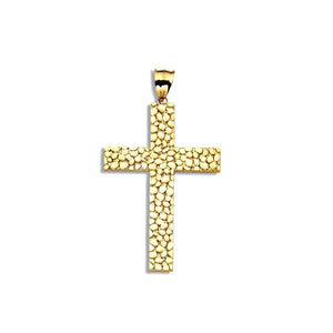 gold cross pendant necklace