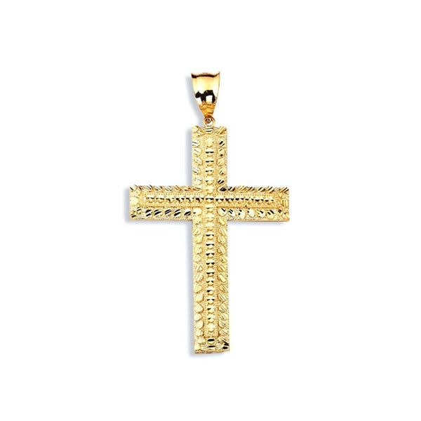 gold cross pendant necklace