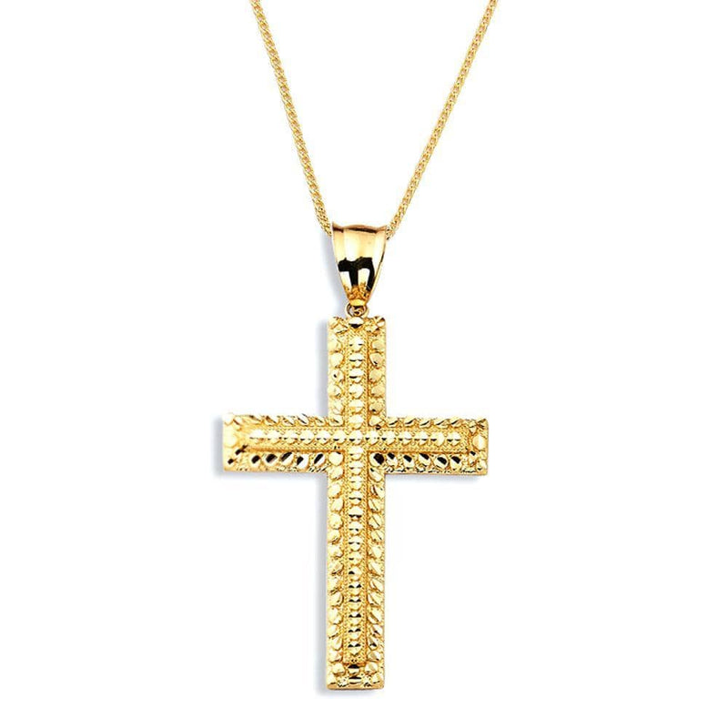 10K Yellow Gold Chopard Cross Fashion Pendent – Jawa Jewelers