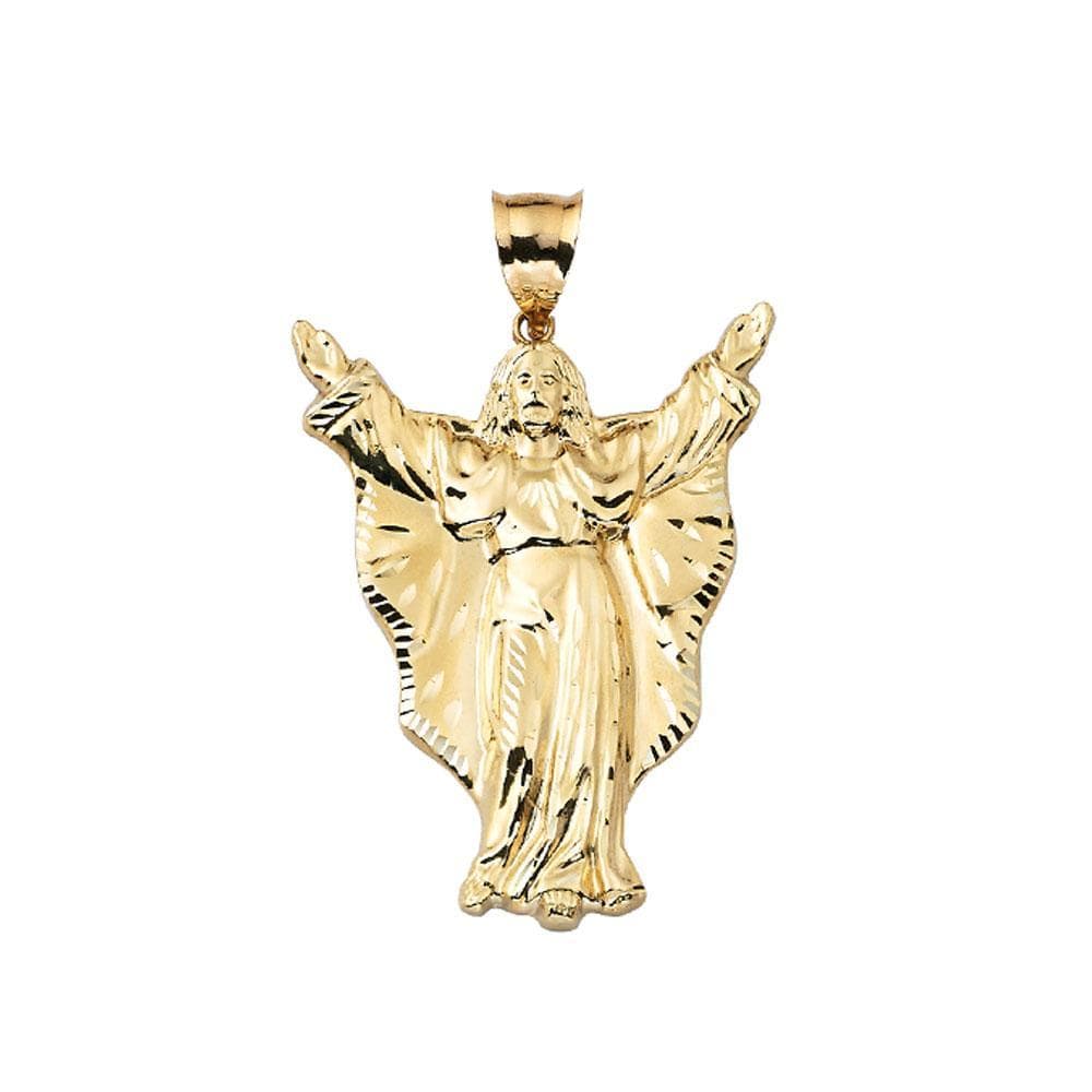 10K Yellow Gold 11.00 Grams Angel Pendant - Jawa Jewelers