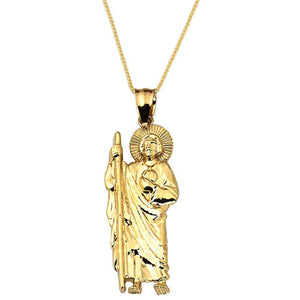 yellow gold pendant necklace