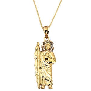 yellow gold pendant necklace