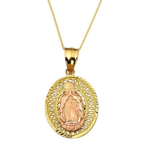 yellow gold pendant necklace