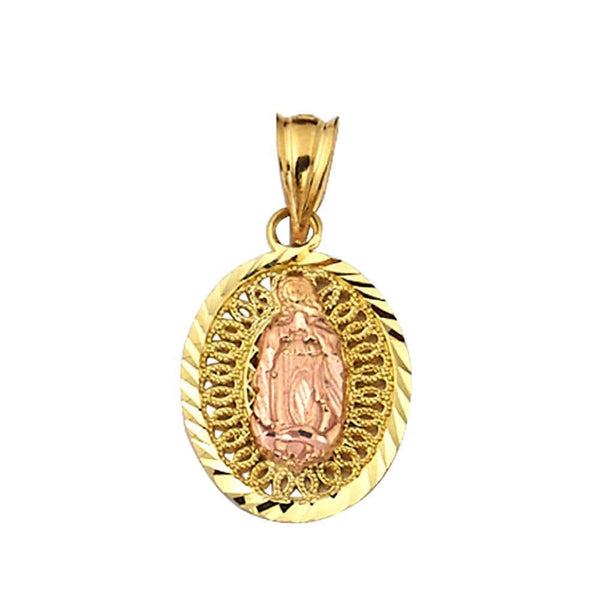 yellow gold pendant necklace