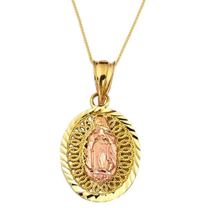 yellow gold pendant necklace