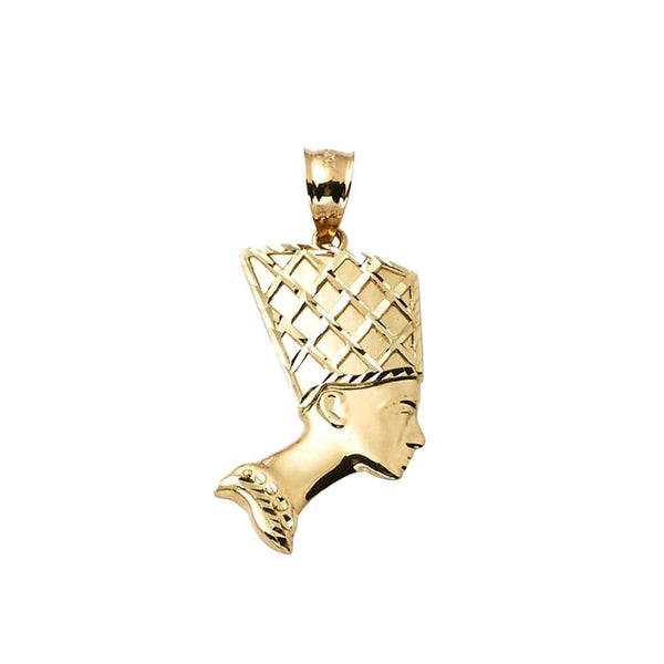 yellow gold pendant necklace