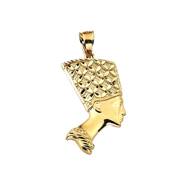 yellow gold pendant necklace