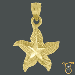 10kt Yellow Gold Starfish Animal Fashion Charm Pendant, Pendants, Silverine, Jawa Jewelers