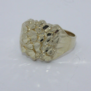 gold nugget ring