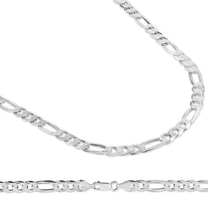 6.5MM 925 Sterling Silver Figaro Link Chain Necklace, , Jawa Jewelers, Jawa Jewelers