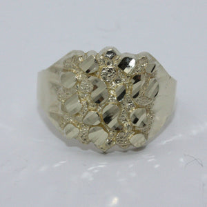 gold nugget ring